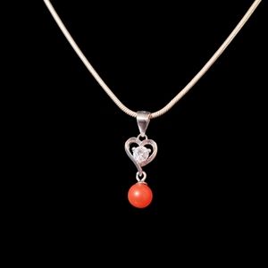 .925 Stering Akoya Pearl Pendant